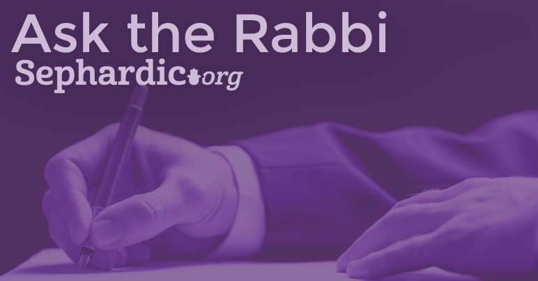 All Ask the Rabbi - Sephardic.org